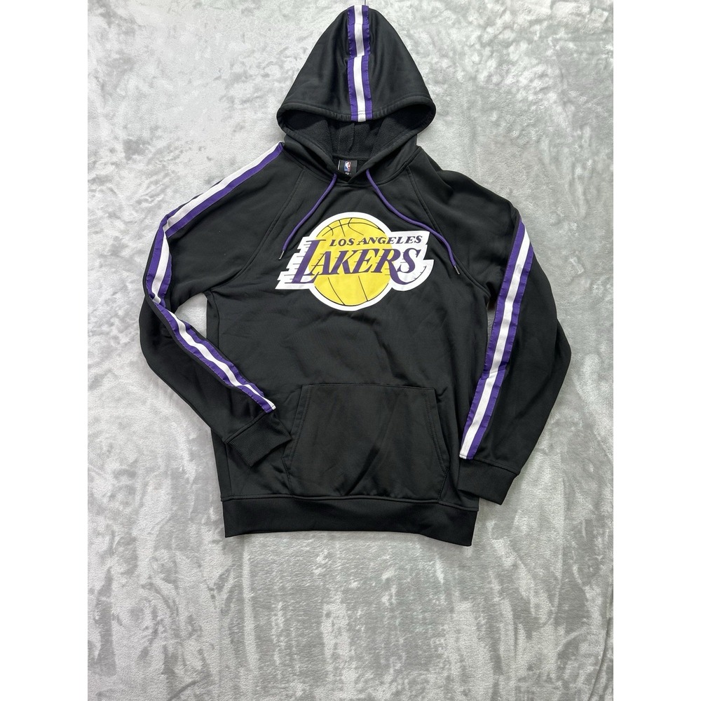 Los Angeles Lakers Hoodie Size Small Pullover Black NBA Basketball Sweatshirt